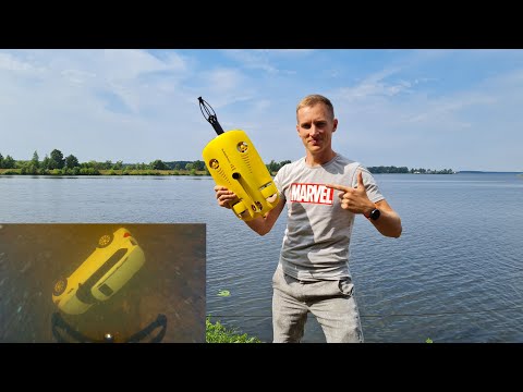 Видео: Подводный ДРОН Gladius Mini S с рукой! ... Нашел Infiniti QX56 под водой.