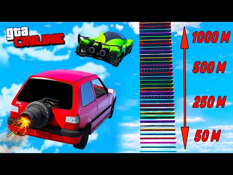 Видео: РЕАКТИВНАЯ ТАЧКА МАЛЮТКА ЛУЧШЕ ВСЕХ! КАК ДАЛЕКО В ВЫСОТУ УЛЕТИТ ЧИТ ТАЧКА С ТРАМПЛИНА В ГТА 5 МОДЫ!