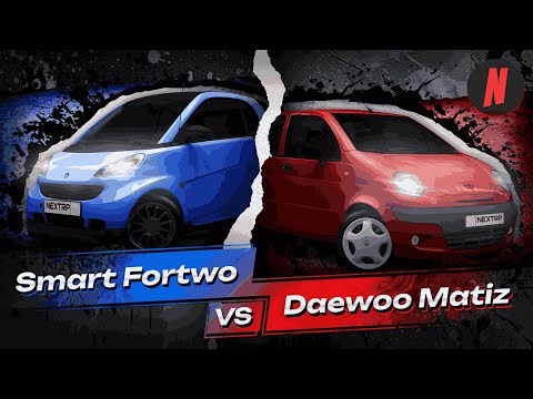 Видео: КТО КРУЧЕ? Smart Fortwo VS Daewoo Matiz