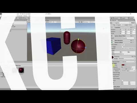 Видео: 6 -  Раскрашиваем мир, материалы в Unity