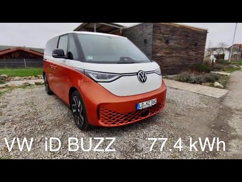 Видео: VW BUZZ , электро микроавтобус на базе VW ID 4, рассчитан на 5-7 пассажиров, многоцелевой.