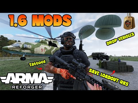 Видео: ARMA REFORGER 1.6 MODS | Сохранение экипировки, RHS, камуфляжных лиц, татуировок и многого другого!
