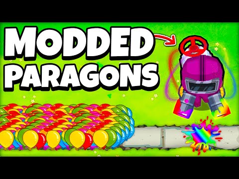 Видео: 100x Bloons против Modded Paragons (Bloons TD 6)