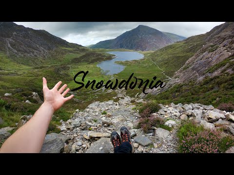 Видео: Еду на велосипеде по Сноудонии - Уэйлс. Сycling through North Wales and Snowdonia .