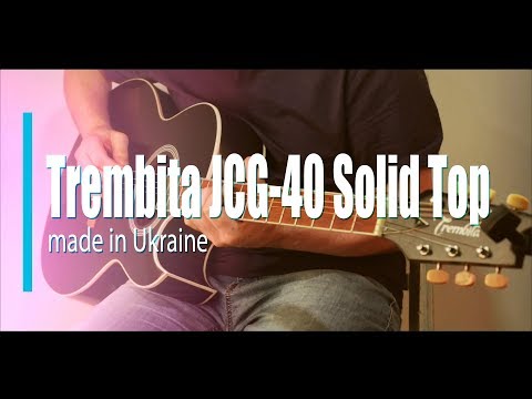Видео: Trembita JCG-40 Acoustic guitar Solid Top (Акустическая гитара)