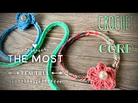 Видео: ВЯЖЕМ САМЫЙ КРАСИВЫЙ ШНУР ДВУМЯ❗️КРЮЧКАМИ / THE MOST BEAUTIFUL CROCHET CORD