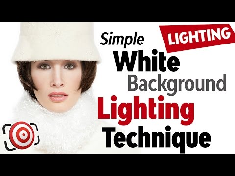 Видео: Техника освещения на белом фоне с использованием софтбокса или OctoDome.