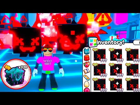 Видео: ВЫБИЛ МНОГО ХУГОВ ИЗ GLITCHED GIFT в Pet Simulator 99?! | Roblox