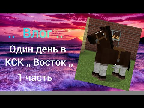 Видео: Влог - Один день в КСК ,, Восток ,, ( в Майнкрафт ) . 1 часть