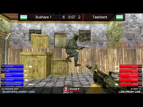 Видео: Гранд-Финал LAN турнира по CS 1.6 из Узбекистана [Tashkent -vs- Bukhara 1] 2 map @Alexkn1feTV