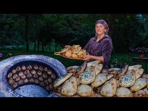 Видео: Традиционное приготовление самсы в тандыре! Рецепт домашней самсы из узбекской кухни в деревне