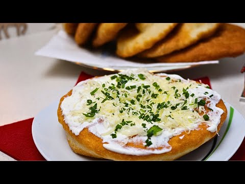 Видео: Лангош- Безумно вкусные венгерские лепёшки
