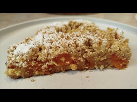 Видео: Вкуснейший абрикосовый насыпной пирог🍑⬇️