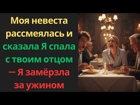 Видео: Моя невеста рассмеялась и сказала: «Я спала с твоим отцом!» — Я замёрзла за ужином 😳