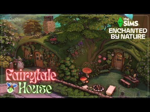 Видео: Сказочный домик🧚🏻‍♀️│Строительство│Fairytale House│SpeedBuild│NO CC [The Sims 4]