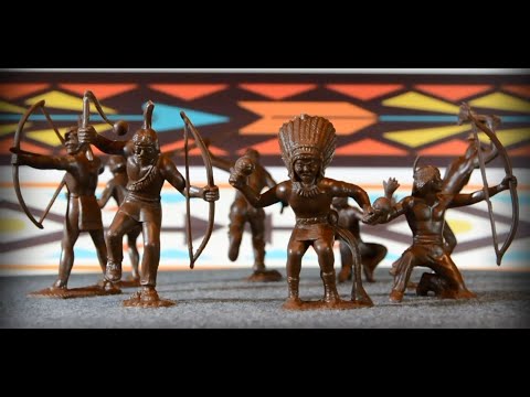 Видео: солдатики Ark Models Индейцы Native Americans