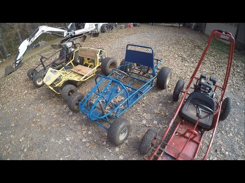 Видео: Чиню и катаюсь на гоночных картах.