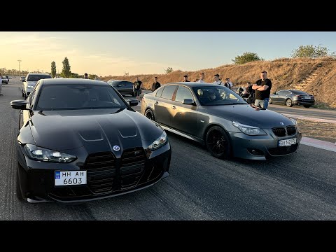 Видео: Этот Мужик на BMW E60 530d st3 МЕНЯ УДИВИЛ! Гонка против BMW M3 G80