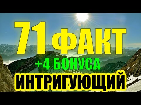 Видео: 71 Интригующих Факт, Которые Вы Никогда Не Забудете!— (+4 БОНУС ФАКТА)