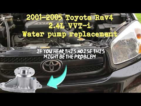 Видео: Замена водяного насоса Toyota RAV4 2001–2005 гг. | Если вы слышите стук в двигателе, посмотрите это.