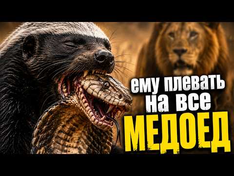 Видео: Биологический танк Африки: Почему это существо невозможно убить ни ядом, ни зубами льва?