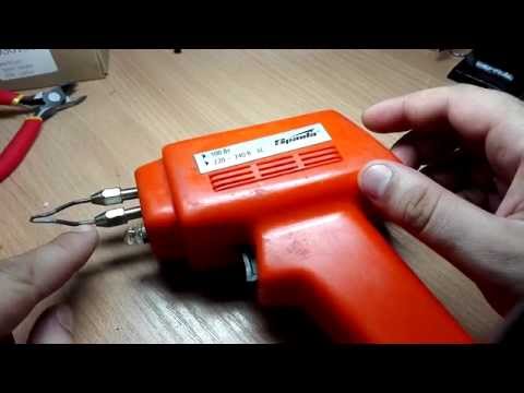Видео: Импульсный паяльник, китайский. Простая и полезная доработка.