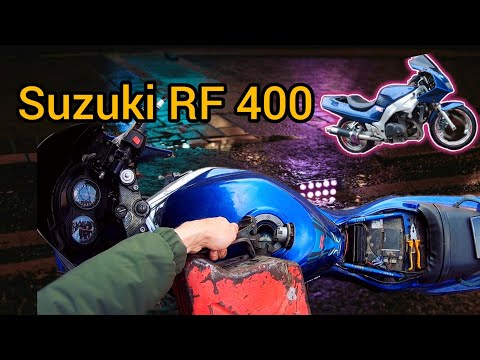 Видео: Suzuki RF400 Купил по низу рынка. 2 часть восстановление (Suzuki Bandit)