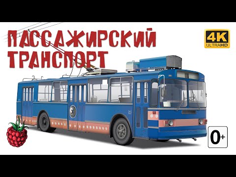 Видео: ПАССАЖИРСКИЙ ТРАНСПОРТ для детей