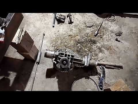 Видео: МИНИ ПОГРУЗЧИК С ДВИГАТЕЛЕМ ВАЗ 2106 (начало)