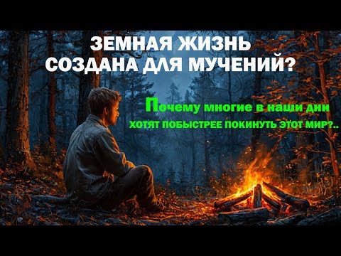 Видео: Земная жизнь создана для мучений? Почему многие в наши дни хотят побыстрее покинуть этот мир?..