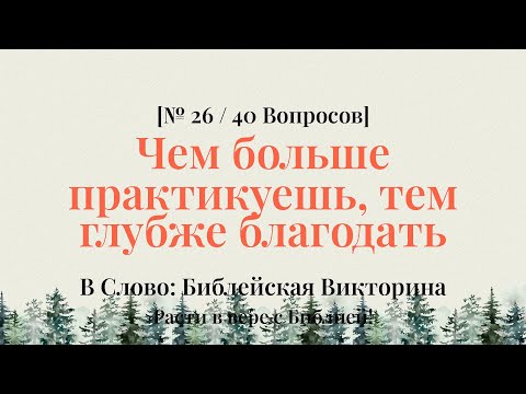 Видео: 10 минут в дороге — время, питающее вашу душу - Библейская Викторина Часть 26