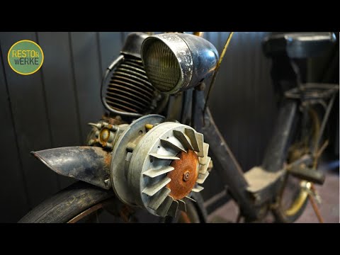 Видео: Полностью восстановленный VeloSolex 3800 1970-х годов — удивительно, как он мощный!