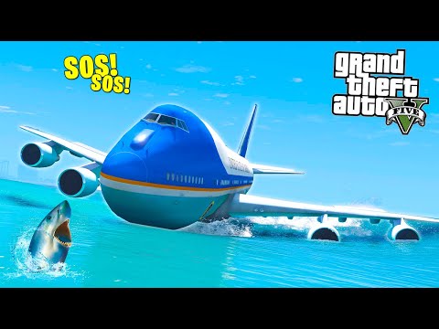 Видео: КРУШЕНИЕ САМОЛЁТА ПРЕЗИДЕНТА В ОКЕАНЕ! СМОЖЕТ ЛИ КТО-ТО ВЫЖИТЬ? - GTA 5 (МОДЫ ГТА 5)