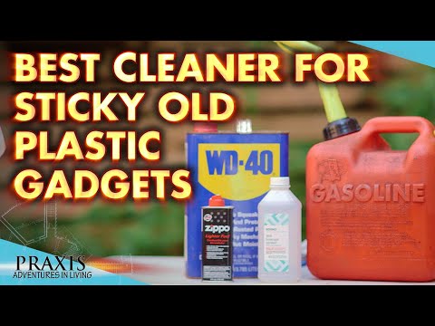 Видео: Какой способ лучше всего подходит для удаления липкой поверхности со старых пластиковых изделий?