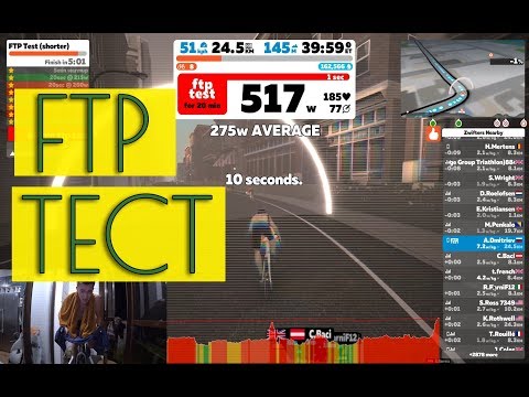 Видео: Как сделать FTP тест в Zwift? Результат 100 тренировок на велосипеде за пол года