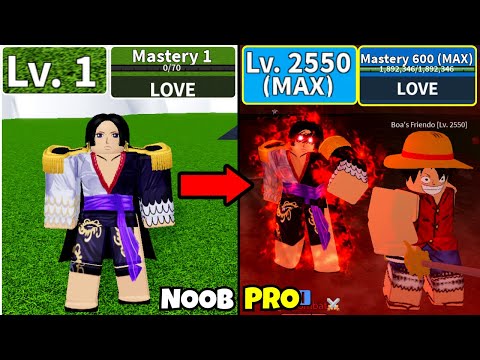 Видео: Побеждаем Blox Fruits, играя за Боа Хэнкок! Уровень 0 до максимального, полный уровень человека v...