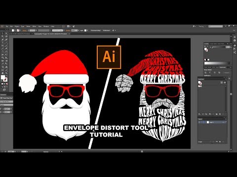 Видео: Заливка объекта текстом (типографика) | Учебное пособие по Adobe Illustrator