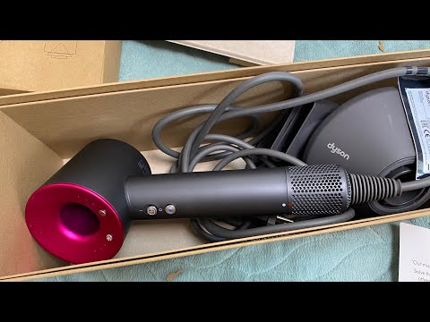Видео: Dyson supersonic hd-08 Малайзия / реплика / фен для волос / распаковка