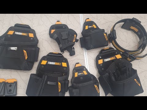 Видео: подсумки toughbuilt, пояс toughbuilt для потолочника. мой набор подсумков.
