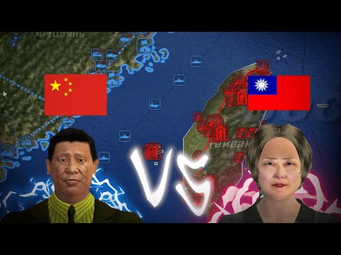 Видео: Китай вторгается на Тайвань в Power & Revolution 2022