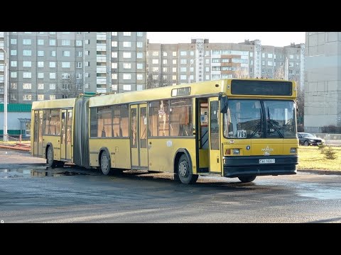 Видео: !РЕДКОСТЬ! Автобус Минска МАЗ 105 065 госномер АI 1038-7 маршрут 59