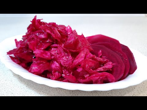 Видео: КВАШЕНАЯ КАПУСТА СО СВЕКЛОЙ БЕЗ САХАРА И УКСУСА - ПОЛЕЗНО И ВКУСНО