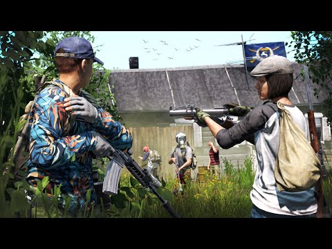Видео: Отобрал базу китайцев в ядовитом газе. Строю уютную базу - DayZ