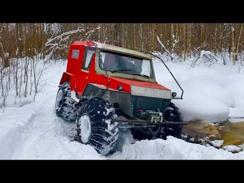 Видео: ТЕСТИМ ВЕЗДЕХОД.Пробиваем дорогу