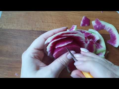 Видео: Карвинг. Роза