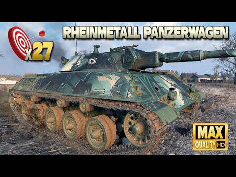 Видео: Rheinmetall Panzerwagen: лучший игрок на Студзианках - World of Tanks