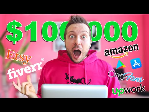 Видео: Где я заработал $100000, заработок в интернете на Etsy, Fiverr, Amazon, Upwork, AppStore