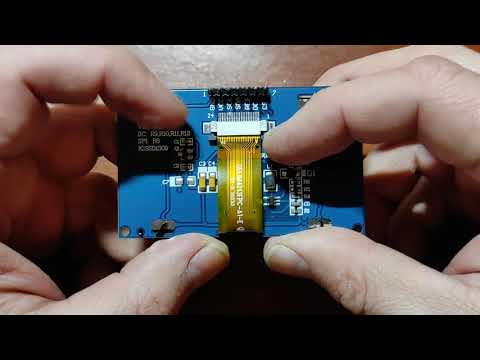 Видео: Подключение дисплея OLED SSD1309  по шине I2C