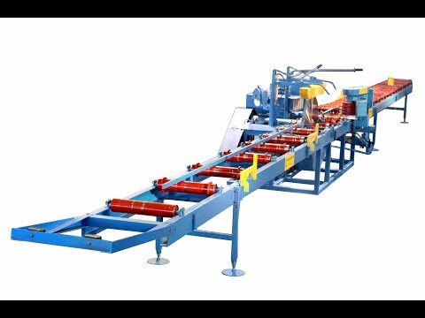 Видео: бревнопильные станки ЗАО Стровен ЦДС-1100