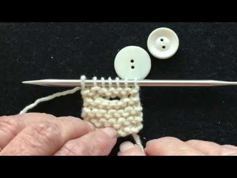 Видео: Горизонтальная однорядная петля платочной вязкой